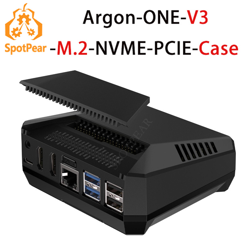 Turing Pi 2 - Argon ONE V3 M.2 NVME-behuizing voor