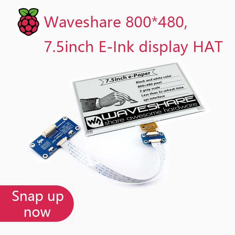 Turing Pi 2 - Waveshare 800*480, 7,5 inch E-Ink Display