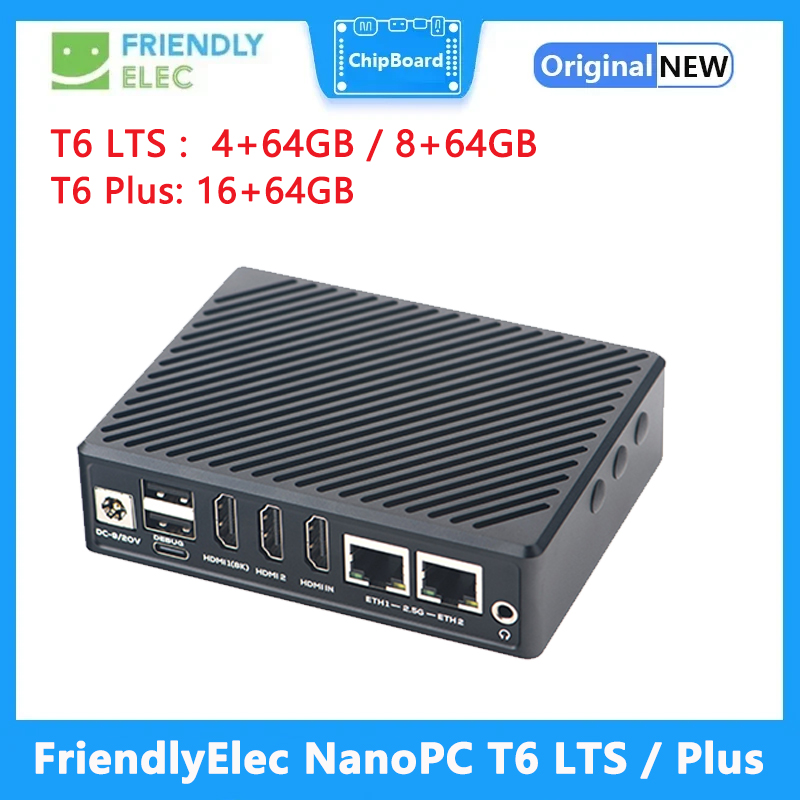 FriendlyElec NanoPC T6 LTS/Plu - Nanopc T6 16Gb recensie en prijs