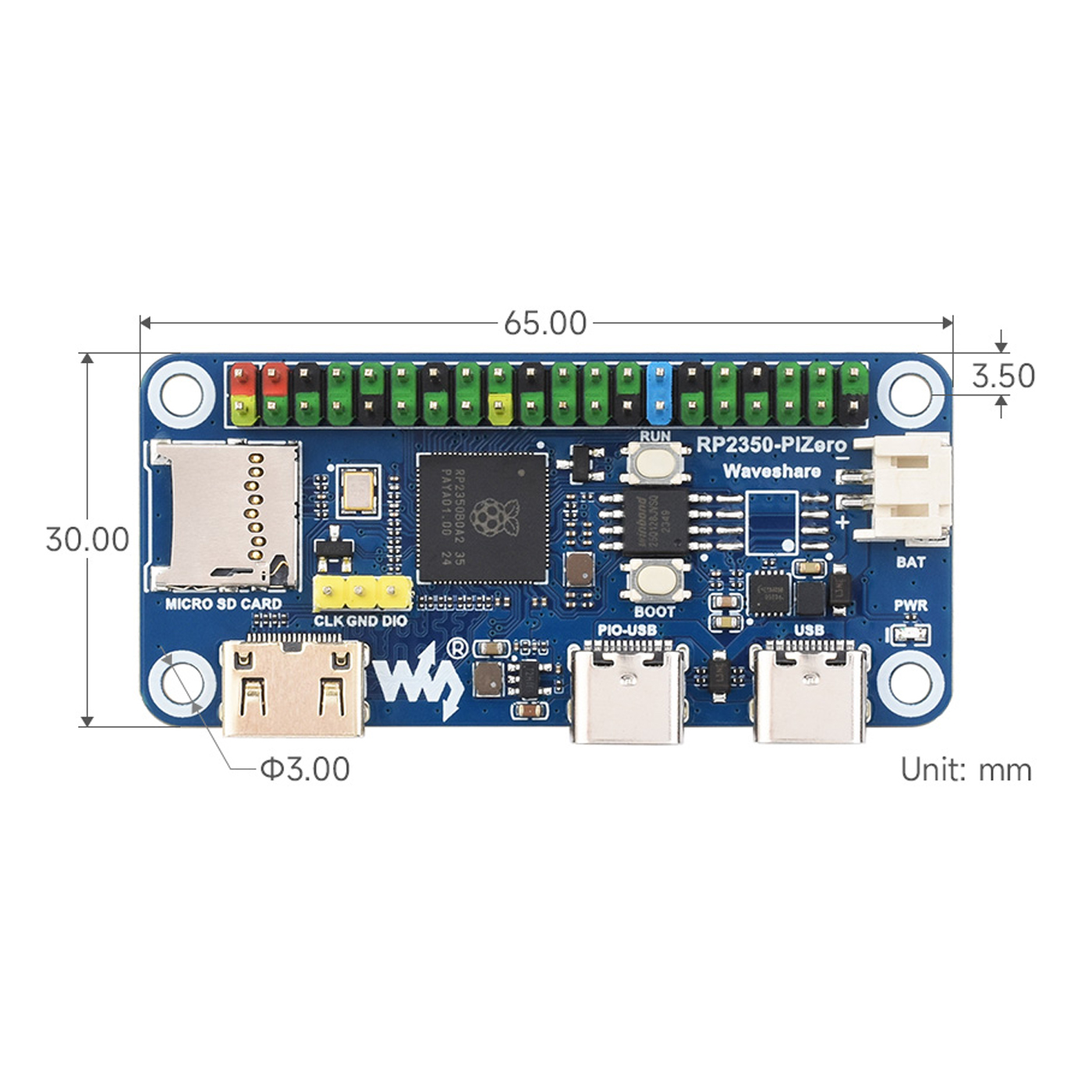 Waveshare RP2350-PiZero Develo - Turing Pi 2 recensie en prijs